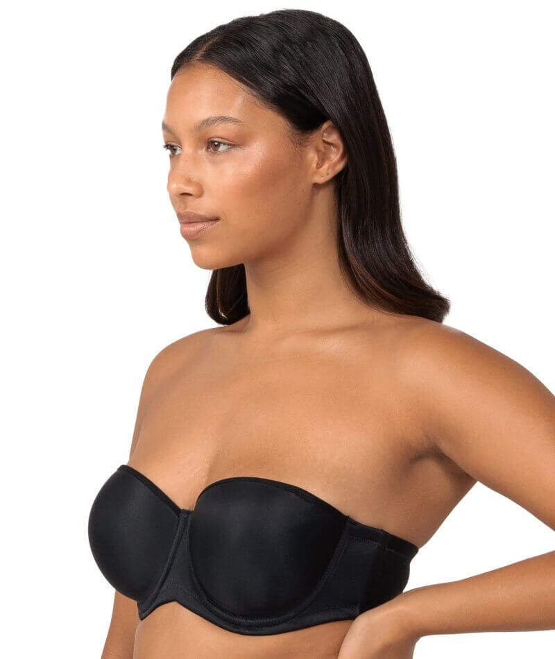 34H WACOAL Strapless black bra. Like new. Best selling strapless bra.