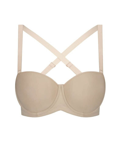 Triumph Beautiful Silhouette Strapless Convertible Bra - Nude Bras