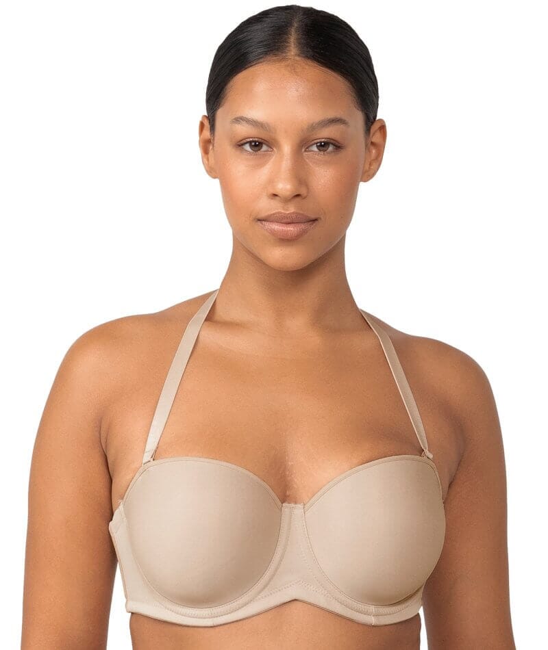 Women's Ambrielle Multiway push-up strapless bra Nude size 38B