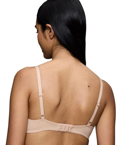 Triumph Body Make-up Illusion Lace Underwired Padded Bra - Nude Beige Bras