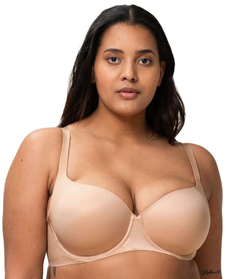 AVENUE BODY | Women's Plus Size Comfort Cotton No Wire Bra - beige - 34C