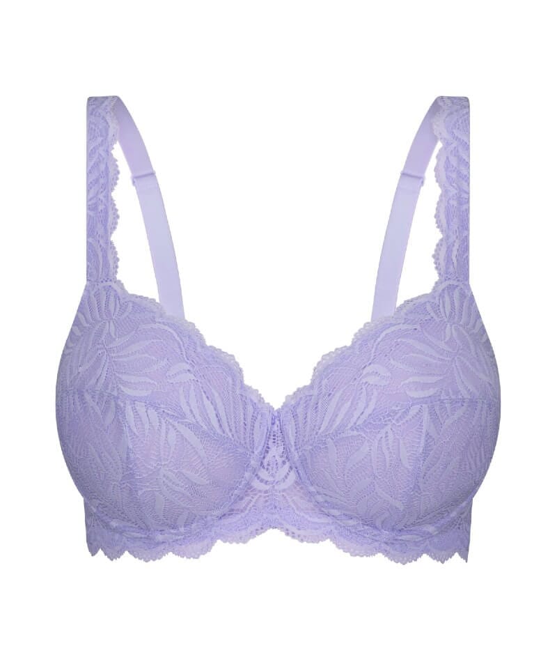 Triumph Essential Lace Balconette Bra - Sweet Lavender - Curvy Bras