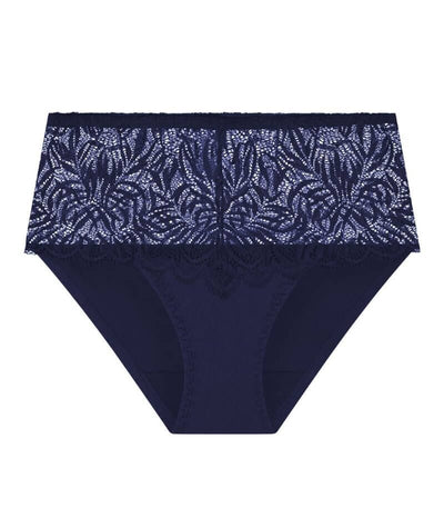 Triumph Essential Lace Maxi Brief - Navy Blue Knickers