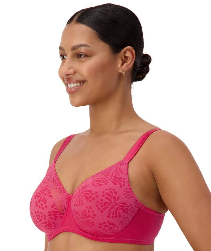 Wacoal womens Visual Effects Wire Free Minimizer Bra, Sand, 36D US at   Women's Clothing store