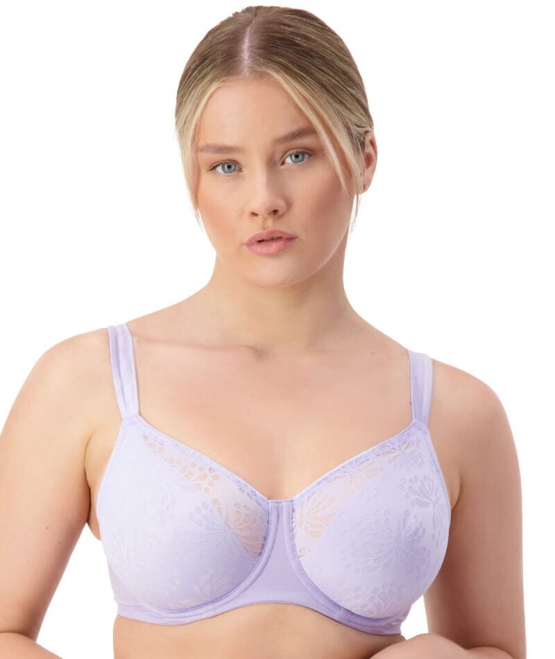 Triumph Minimizer 75 Support Wired Non Padded Comfortable High Support  Big-Cup Bra Green (34C)