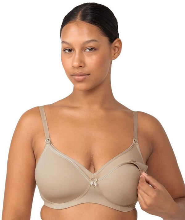 Triumph Mamabel Nature Non Wired Maternity Bra 36B White - Roopsons