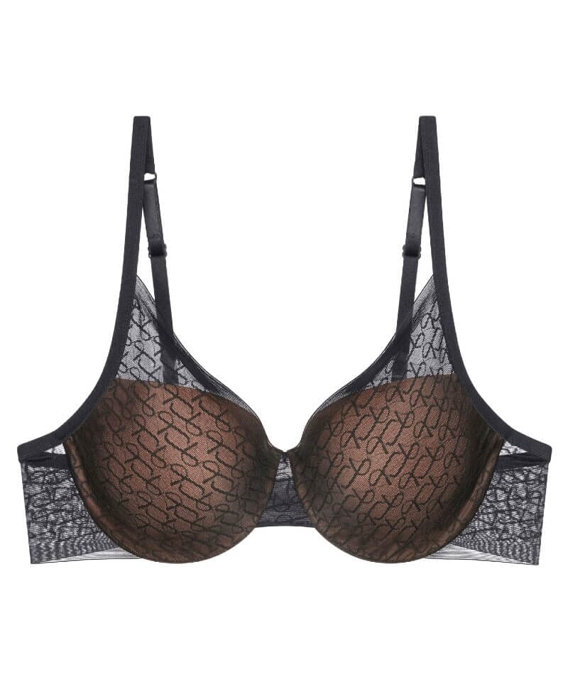 2-pack Padded Bras D/E/F Cup - Black/white - Ladies