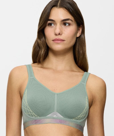 Triumph Triaction Cardio Flow Wire-free Sports Bra - Absinthe Bras