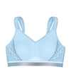 Triumph Triaction Cardio Flow Wire-free Sports Bra - Sky Blue Bras