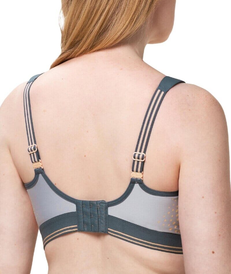 Triumph Triaction Control Lite Bounce Control Wired Padded Sports Bra - Grey