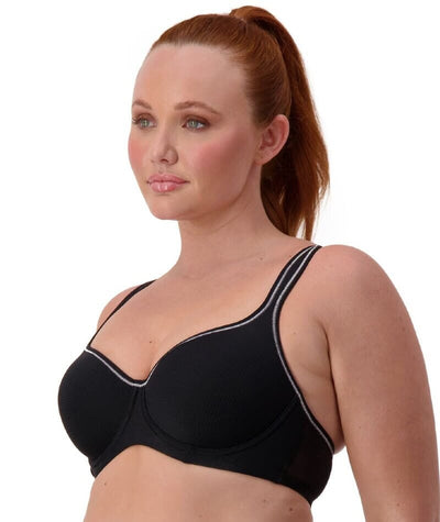 Triumph Triaction Racerback Sports Bra - Black Bras