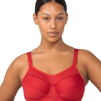Buy Triumph Triaction Cardio Cloud Padded Non Wired Sports Bra With Extreme  Bounce Control - Beige at Rs.2339 online