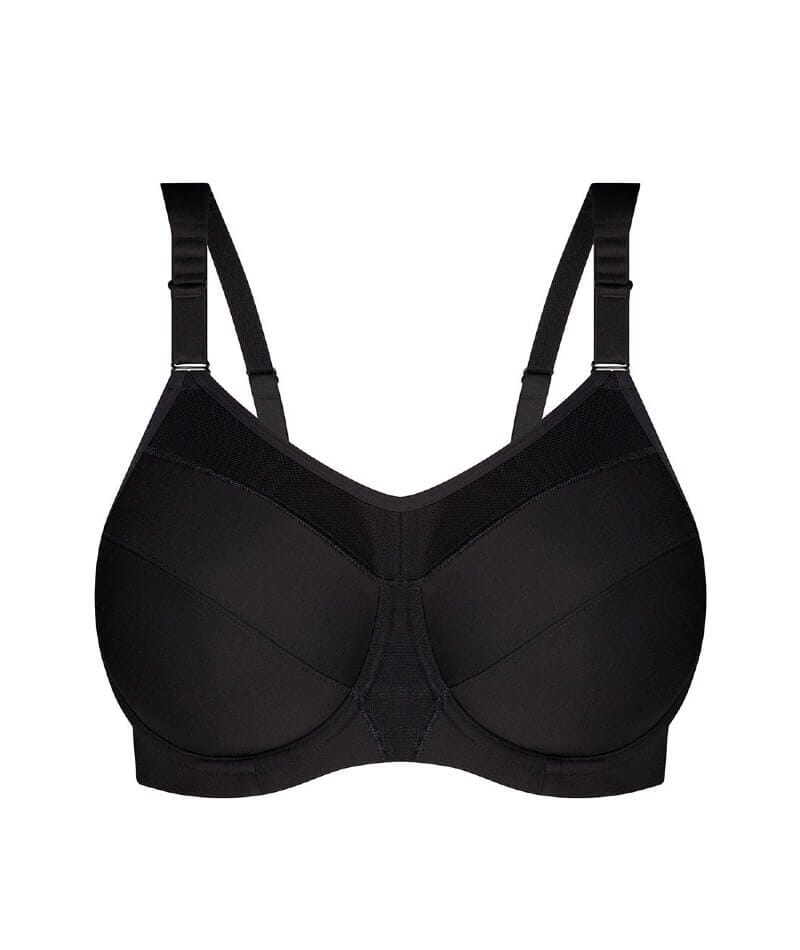 Triumph Triaction Black Printed Non-Wired Lightly Padded Sports Bra -  VibesGood: Empowering Women, Elevating Happiness