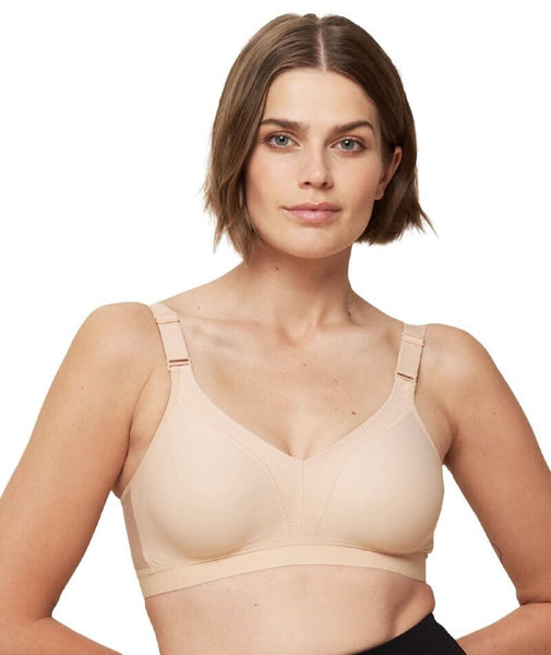 BSC Lingerie Nude Bra with Wire Free & Seamless (Beige, M) at
