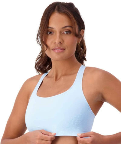 Triumph Triaction Ultra Seamfree Sports Bra - Sky Blue Bras