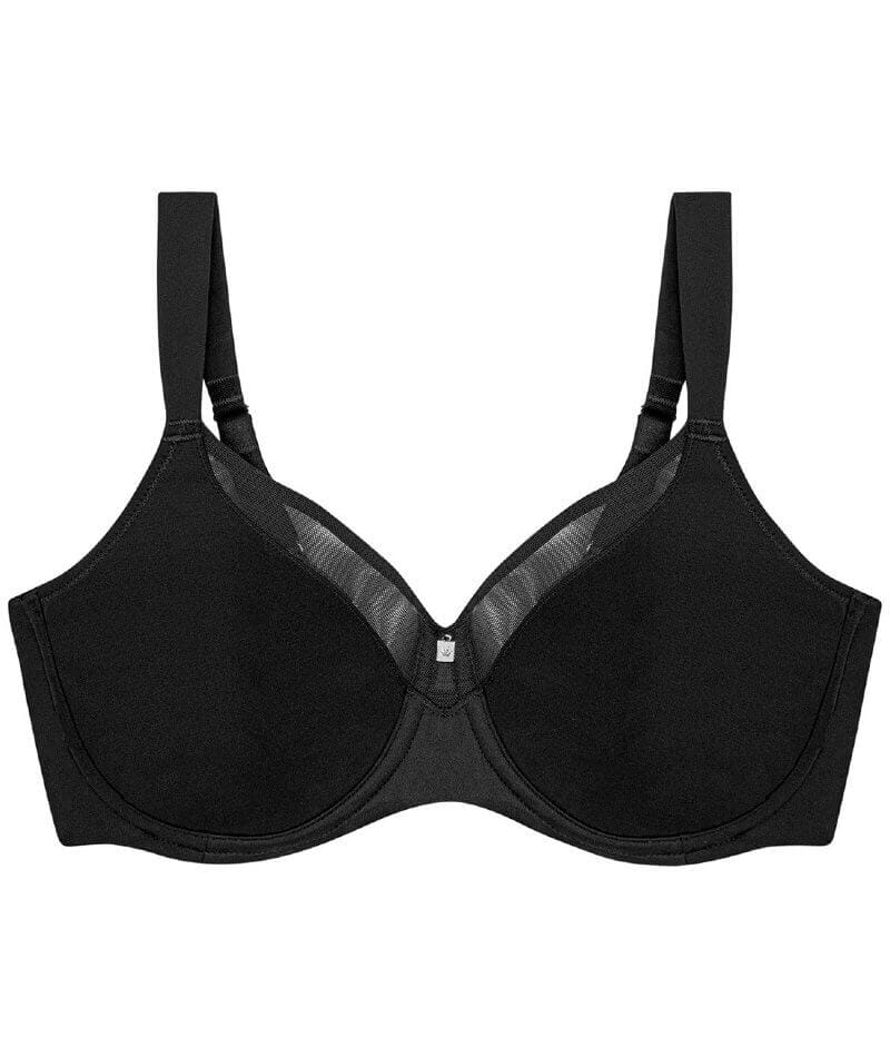 Triumph True Shape Sensation Minimiser Underwire Bra - Black - Curvy Bras