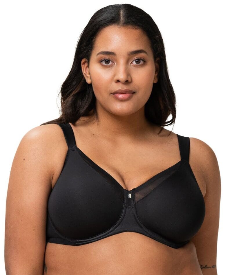 Full Figure Figure Types in 34G Bra Size F Cup Sizes Black by