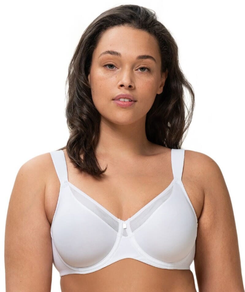 Carisma White Bra Moulded Cup Underwire Womens Size 40D