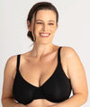 Underbliss Invisibliss Moulded Microfibre Underwire Bra 2 Pack - Black Bras