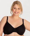 Underbliss Invisibliss Moulded Microfibre Underwire Bra 2 Pack - Black Bras