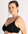 Underbliss Invisibliss Moulded Microfibre Underwire Bra 2 Pack - Black Bras