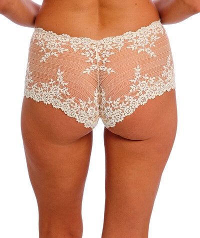 Wacoal Embrace Lace Boy Short - Naturally Nude / Ivory Knickers