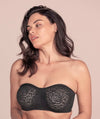 Wacoal Halo Lace Strapless Bra - Black Bras