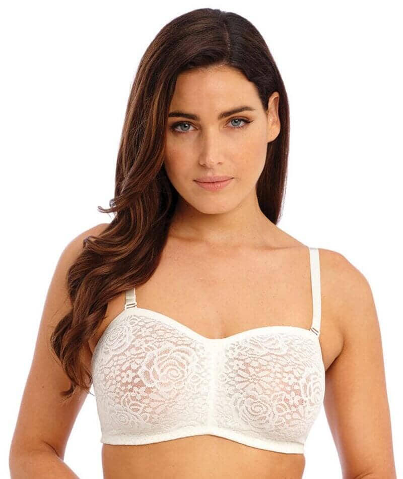 Buy Halo Lace Non Padded Wired Half Cup Lace Everyday Comfort Bra