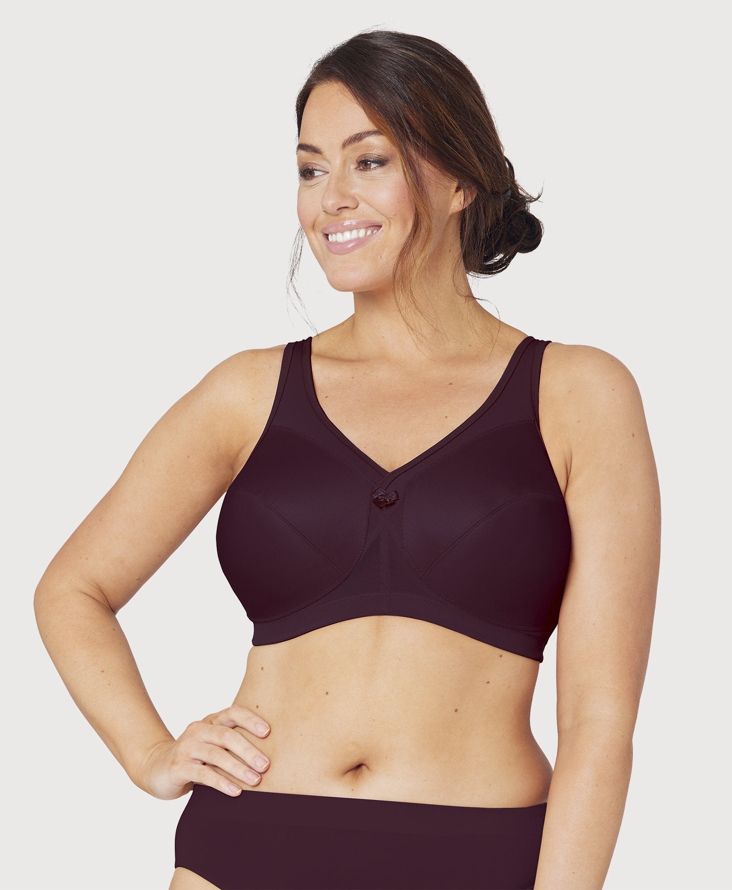Glamorise Womens Magiclift Active Support Wirefree Bra 1005 Black 38c :  Target
