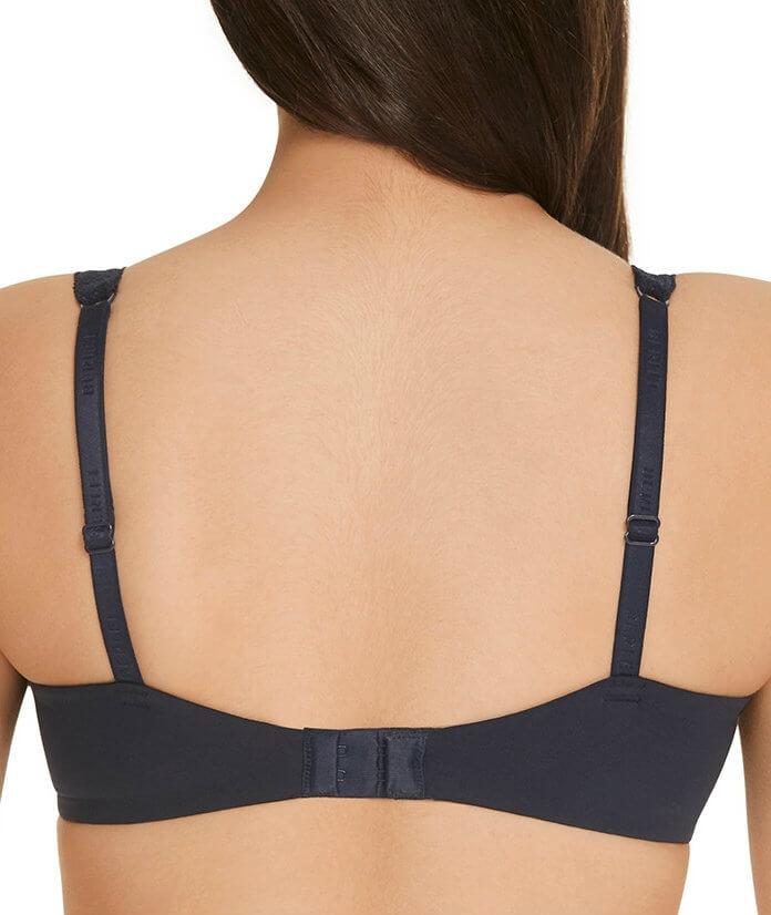 Ava & Audrey Grace Contour Balcony Bra - Black/Skin - Curvy Bras