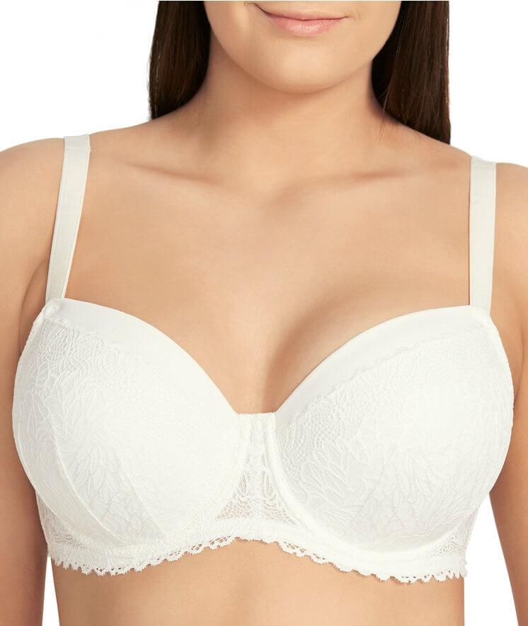 Lace And Luxury Padded Bralette: Ivory