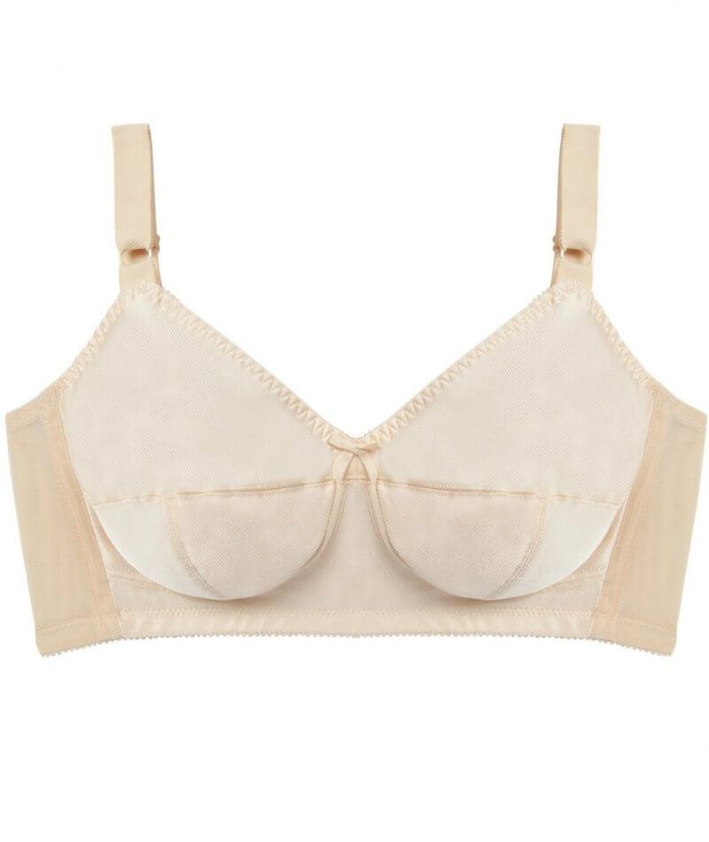 Fayreform Rigid Soft Cup Wire-free Bra - Honey Beige - Curvy Bras