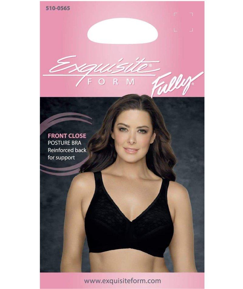 FULLY® Back Close Wirefree Longline Bra – Exquisite Form