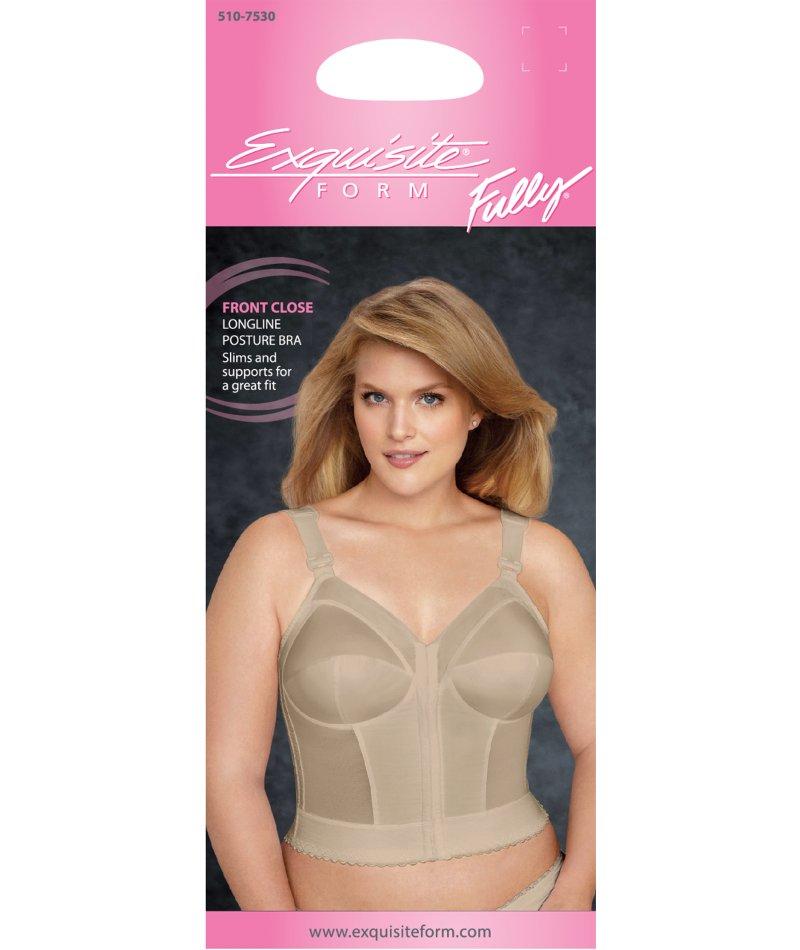 Vintage Fully Front Closure Longline Posture Bra 40b Nib by Exquisite Form