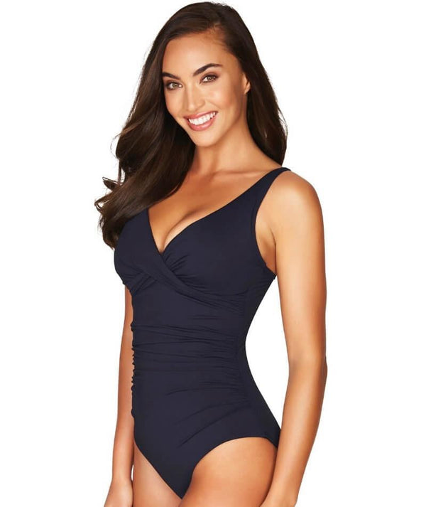 Sea Level Essentials Short Sleeve B-DD Cup One Piece Swimsuit