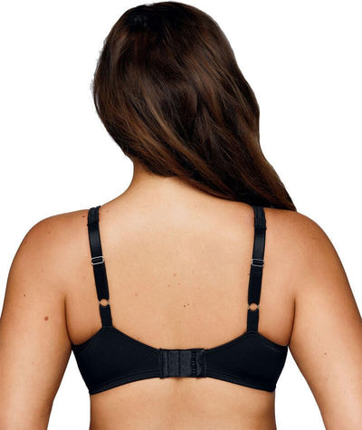 Playtex Side Support and Smoothing Minimiser Bra - Black/ Soft Taupe -  Curvy Bras