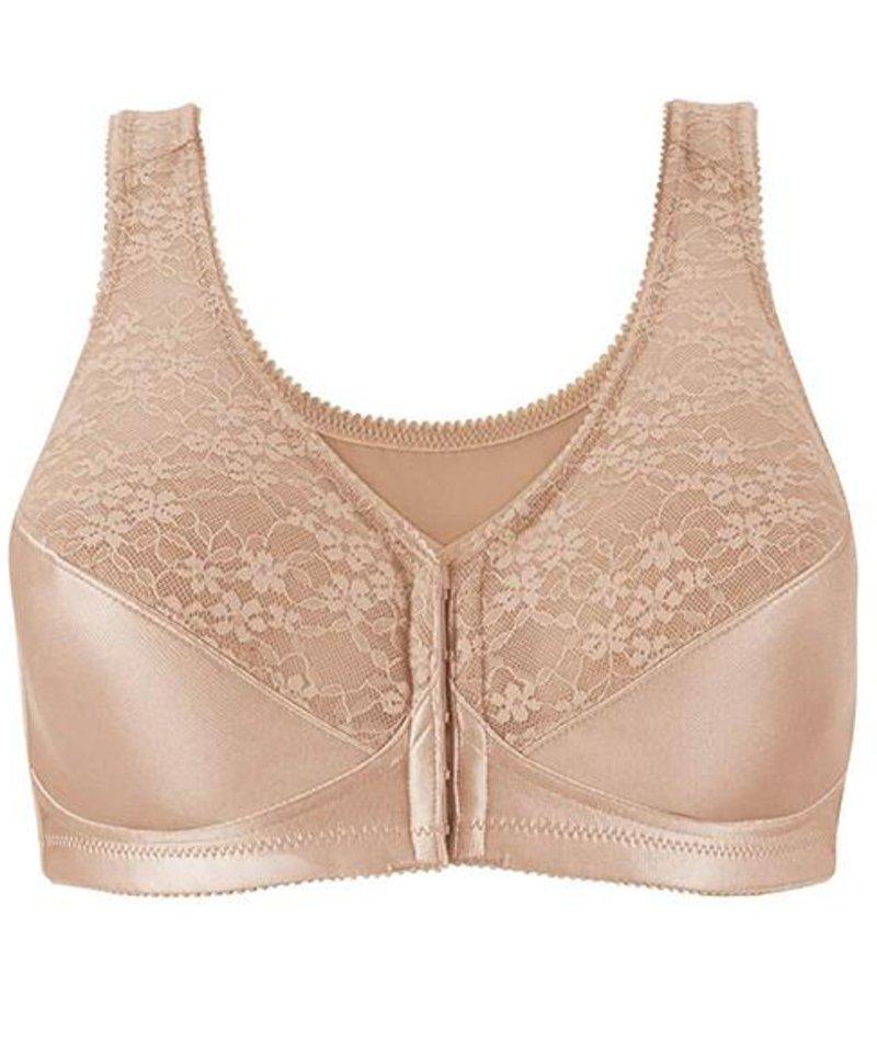 Exquisite Form FULLY® Front Close Wirefree Posture Bra with Lace - Style  5100565