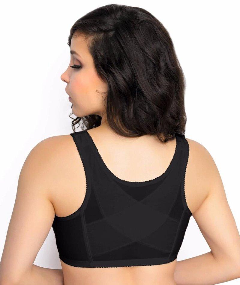Women's Exquisite Form 5100565 Front Close Posture Bra (Black 42B) 