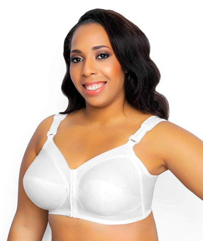 Vintage New Exquisite Form Ful-ly Full Figure Wire Free Bra Beige 40DD -   New Zealand