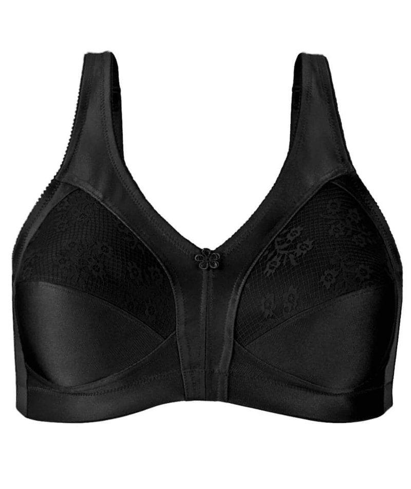 Collections Etc Exquisite Form Support Bra With Moveable Pads 38dd Black :  Target