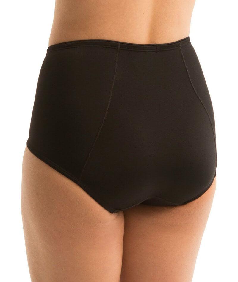 Qty 3 Size S Werena Tummy Control Thong High Waisted Panties Panty Black  NEW