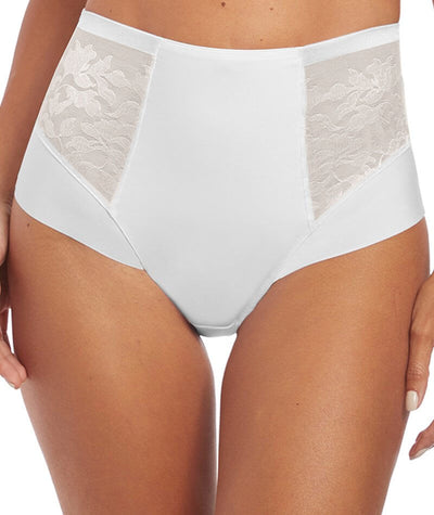 Fantasie Illusion High Waist Brief - White Knickers XS White