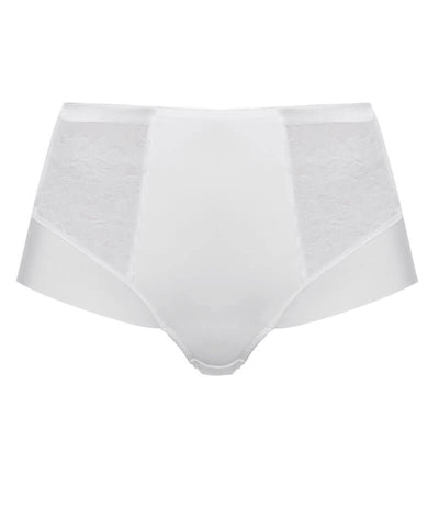 Fantasie Illusion High Waist Brief - White Knickers