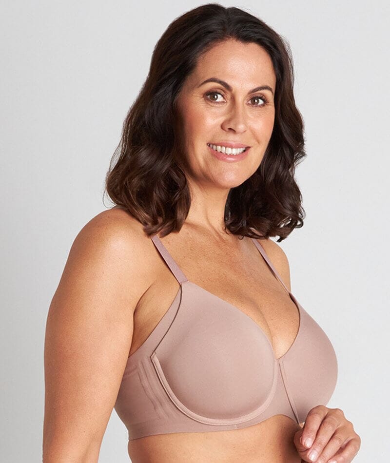 Playtex Secrets Perfectly Smooth Coverage Wireless T-shirt Bra For Full  Figures in Purple