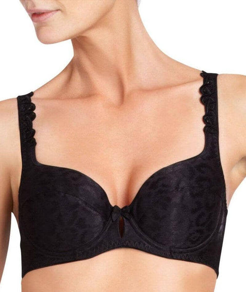 Pleasure State My Fit Lace Plunge Bra - Frappe - Curvy