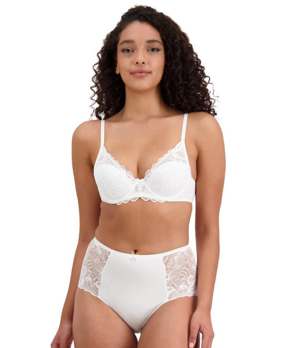 Bendon Embrace Full Coverage Bra, White, A-DD - Bras