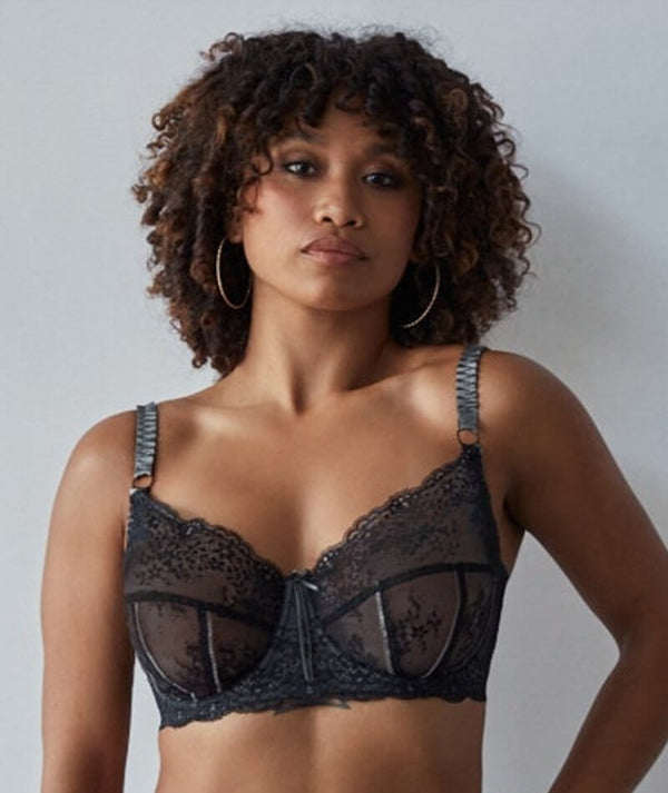 Buy Black/Cream Non Pad Plunge DD+ Lace Bras 2 Pack from Next Luxembourg
