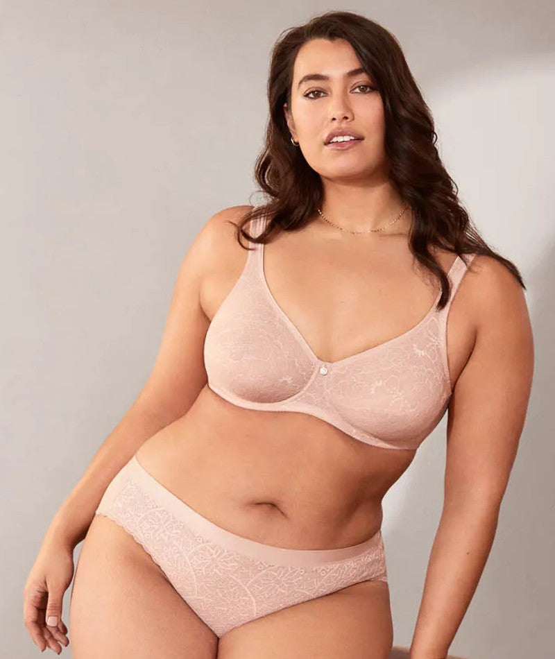 Berlei Barely There Lace Full Brief - Copper Rouge - Curvy Bras