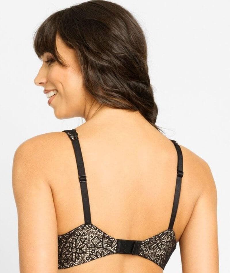Berlei Barely There Luxe Lace Contour Bra Womens Black Nude Ladies