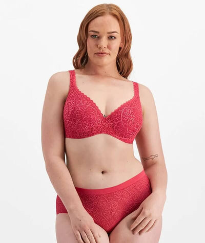 2x Berlei Lace Comfort Bras Underwired Padded Multipack 32B-34D Red or –  Worsley_wear
